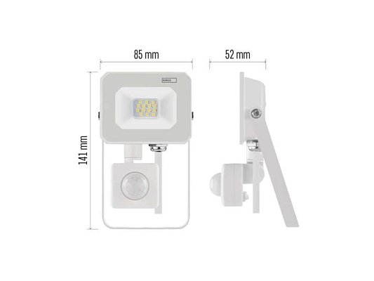 LED reflektor EMOS ZS2313W Simpo 10W PIR