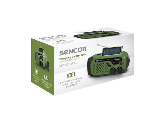 Rádio SENCOR SRD 1000SCL Green