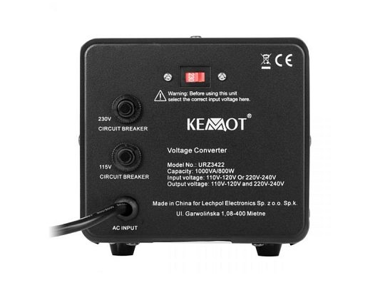 Měnič napětí KEMOT URZ3422 800 W / 1000 VA