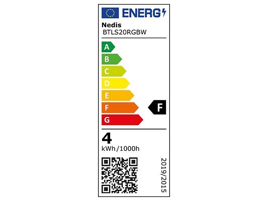 Smart LED pásek pro TV 5V 60LED/m IP20 4W RGB NEDIS BTLS20RGBW 2m Bluetooth Tuya
