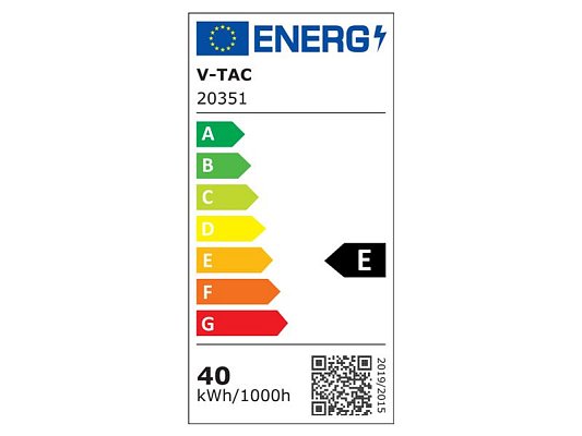 Svítidlo zářivkové V-TAC VT-8-40 40W 4000K 120cm Samsung chip