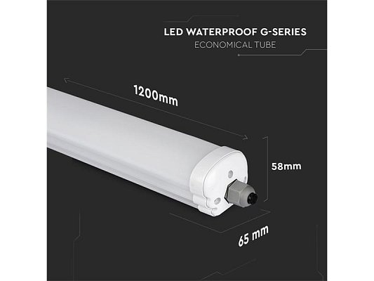 LED zářivka V-TAC VT-1249 36W 4500K 120cm