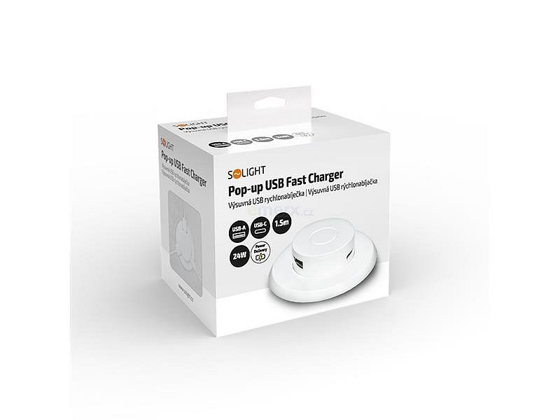 Nabíječka SOLIGHT DC63-PD24 vestavná