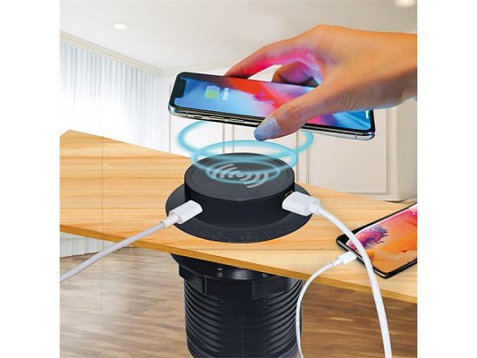 Nabíječka SOLIGHT DC64BW-PD20 bezdrátová vestavná