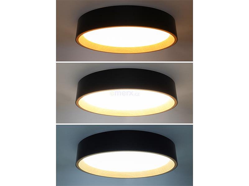 Svítidlo stropní SOLIGHT WO8016 Larios Black 48W
