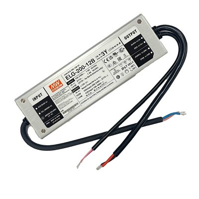 Spínaný zdroj konstantního napětí, IP67, 192W, 12V/16A DC