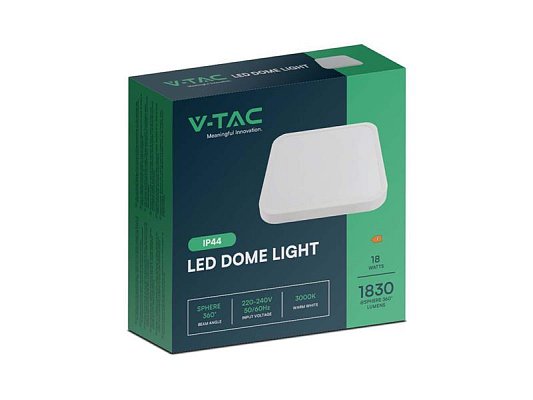 Svítidlo stropní V-TAC VT-8618-N Square 18W