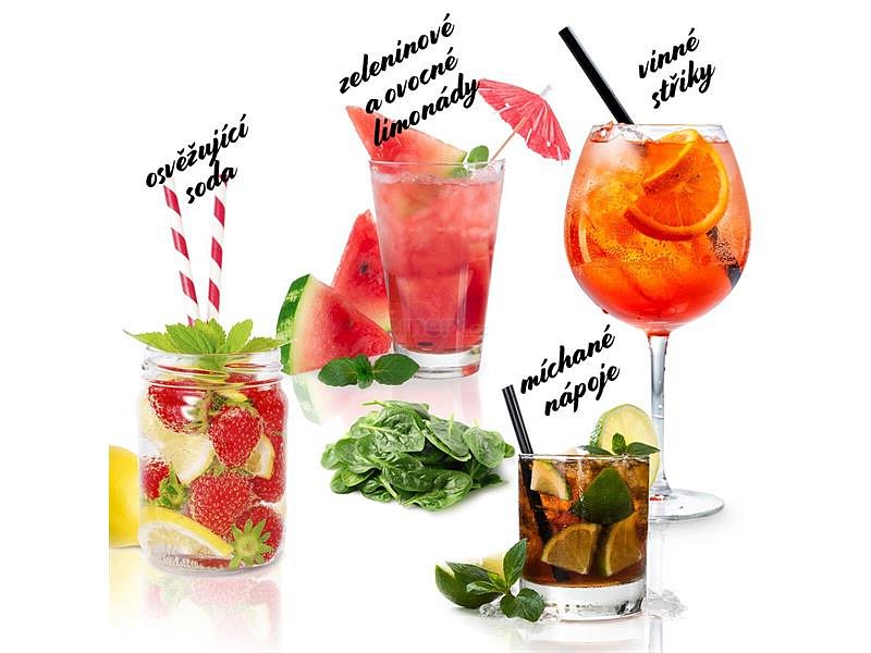 Výrobník sycených nápojů Drinkmate Aquadream White