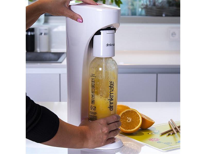 Výrobník sycených nápojů Drinkmate Aquadream White