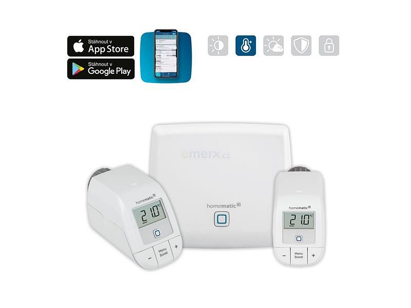 Smart sada HOMEMATIC HmIP-SK16 řízení vytápění