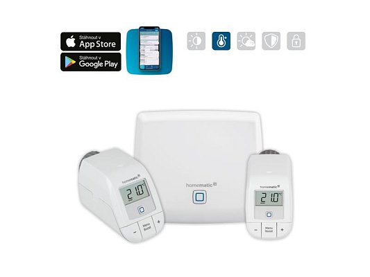 Smart sada HOMEMATIC HmIP-SK16 řízení vytápění