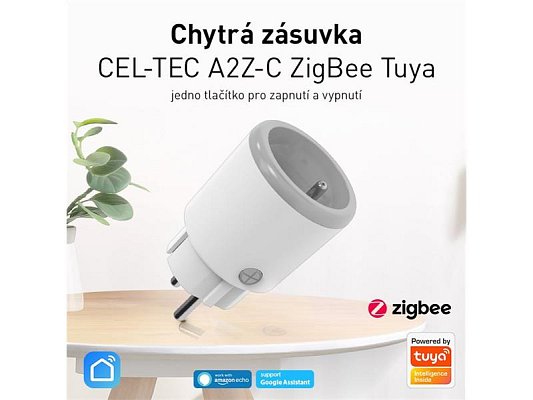 Smart zásuvka CEL-TEC A2Z-C ZigBee Tuya