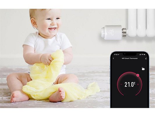 Smart termostatická hlavice AVATTO TRV07 ZigBee Tuya