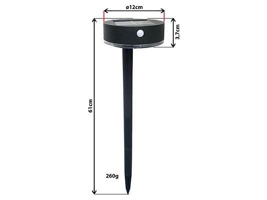 Svítidlo solární TRIXLINE HD 372S PIR