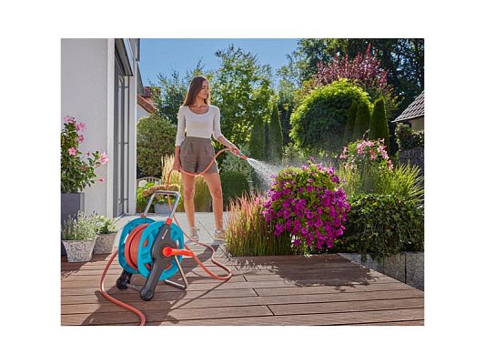 Naviják s hadicí nástěnný GARDENA 18982-29 Basic 25m sada