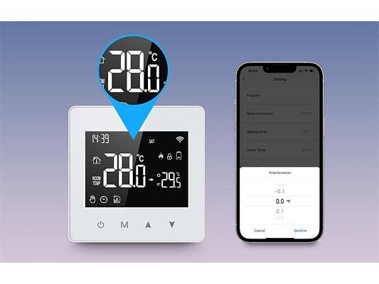 Smart termostat AVATTO WT198 WiFi Tuya