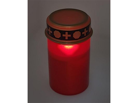 Svíčka LED hřbitovní HOME DECOR HD-122F