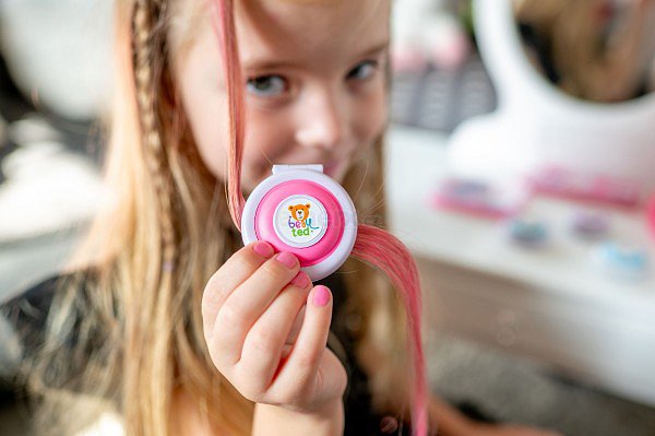 Křída na vlasy BEAUTED růžová 1ks