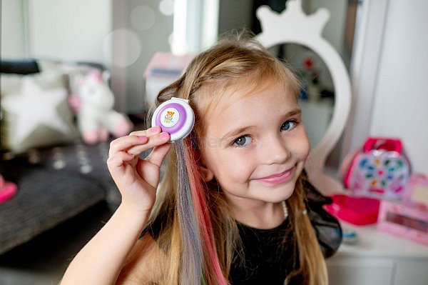 Křída na vlasy BEAUTED fialová 1ks