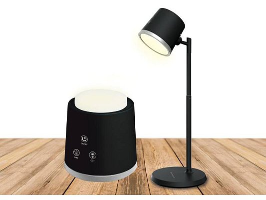 Lampa stolní SVENSSON Oslo 2v1 Black
