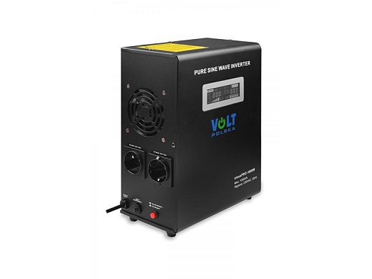 Zdroj záložní VOLT Sinus Pro 1000 W 12V 230V 1000VA 700W Black