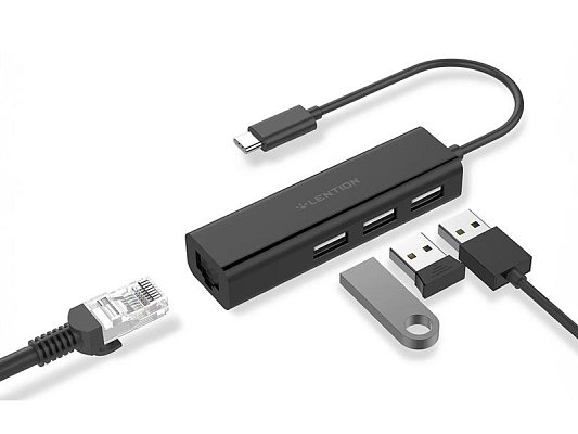 USB hub LENTION 3v1