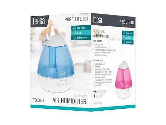 Zvlhčovač vzduchu TEESA Pure Life 50