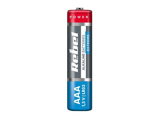 Baterie AAA (R03) alkalická REBEL EXTREME Alkaline Power 2ks / blistr BAT0090B