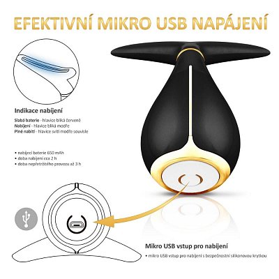 Masážní přístroj k redukci a eliminaci vrásek na krku, tento patentovaný výrobek je speciálně navržen pro masáž obličeje, krku, ramen a dalších částí těla.