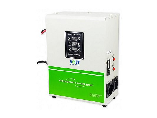 Solární regulátor VOLT Green Boost Pro 4000 Sinus BYPASS pro ohřev vody