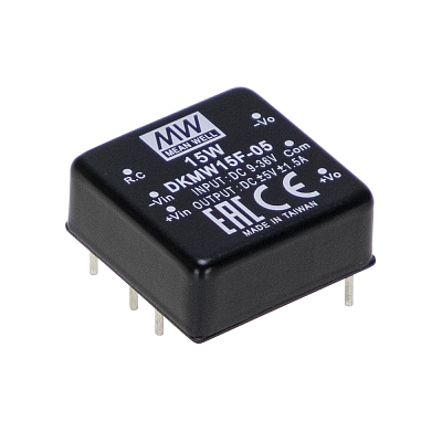 DC/DC měnič do DPS 15W, 18..75V -> 2x12V/0,625A