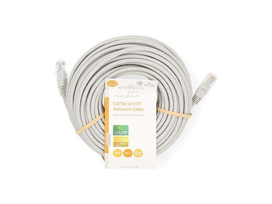 Kabel UTP RJ45/RJ45 Cat5e 20m NEDIS CCGL85101GY200