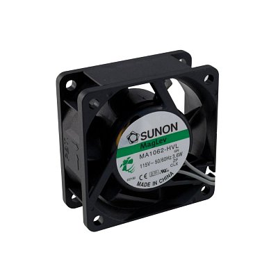 115V/185mA; 3,6W; 60x60x25mm; 4200 RPM; 31dB; VAPO MagLev