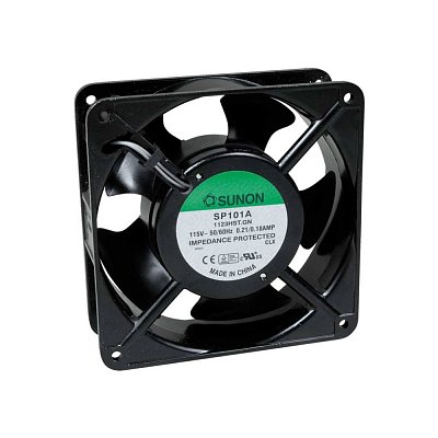 115V/180mA; 18W; 120x120x38mm; 2900 RPM; 48dB; kluzné
