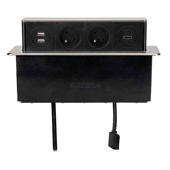 Zásuvkový blok SOLIGHT PP126HDMI