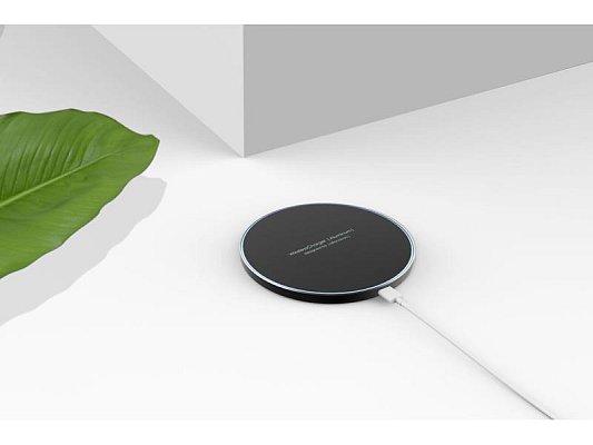 Nabíječka ALLOCACOC Wireless Charger Aluminium bezdrátová