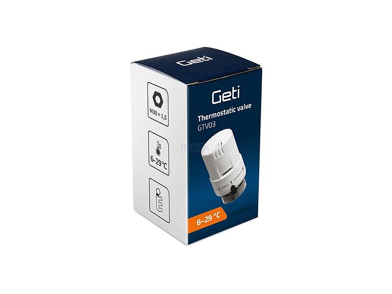 Termostatická hlavice GETI GTV03