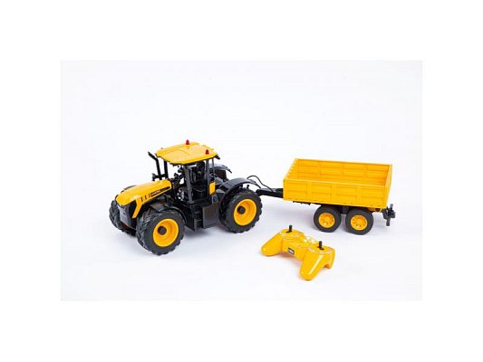 Traktor JCB Fastrac na dálkové ovládání se sklápěcím valníkem