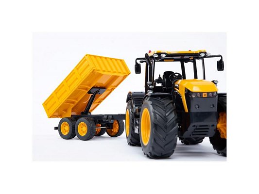 Traktor JCB Fastrac na dálkové ovládání se sklápěcím valníkem