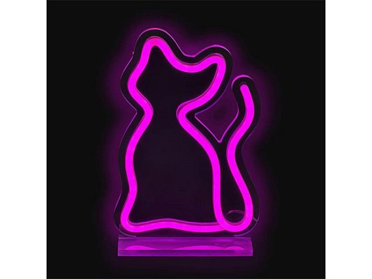 Lampa stolní 2KIDS TOYS Neon Kočka