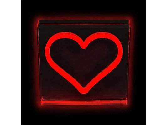 Lampa stolní 2KIDS TOYS Neon Srdce