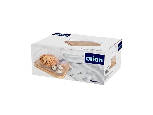 Prkénko servírovací ORION 28x22x11cm s poklopem
