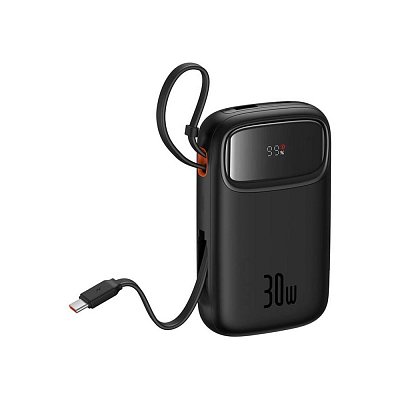 Powerbanka QPow 2 10000mAh 30W černá