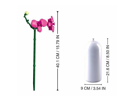Stavebnice SLUBAN Flowers Orchidej ve váze