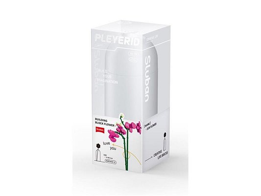 Stavebnice SLUBAN Flowers Orchidej ve váze