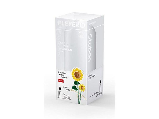 Stavebnice SLUBAN Flowers Slunečnice ve váze