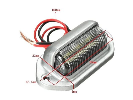 Osvětlení LED pro SPZ STU TRL22LED