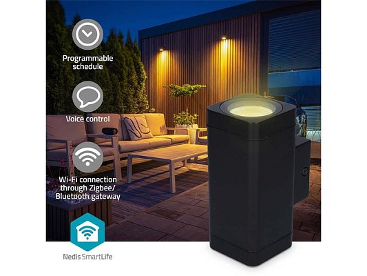 Smart svítidlo venkovní NEDIS BTLOW05RGBW Bluetooth Tuya
