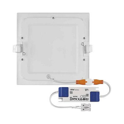 LED vestavné svítidlo NEXXO 230V, 12,5W,1050lm, čtvercové 170x170mm
