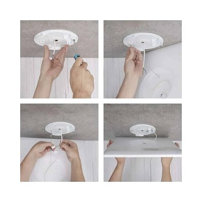 LED přisazení svítidlo FLORI 230V, 18W,1800lm, čtvercové 293x293mm
